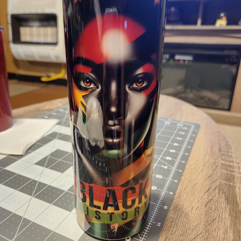 Vibrant Black History Tumbler